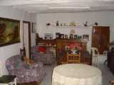 Dining room with fireplace